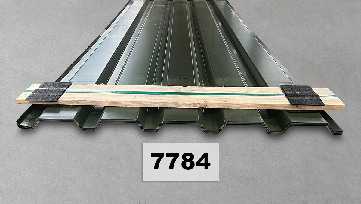 Stahlblechprofil, Dachdachblech, Trägerblech, Metallblech, Palettenrand