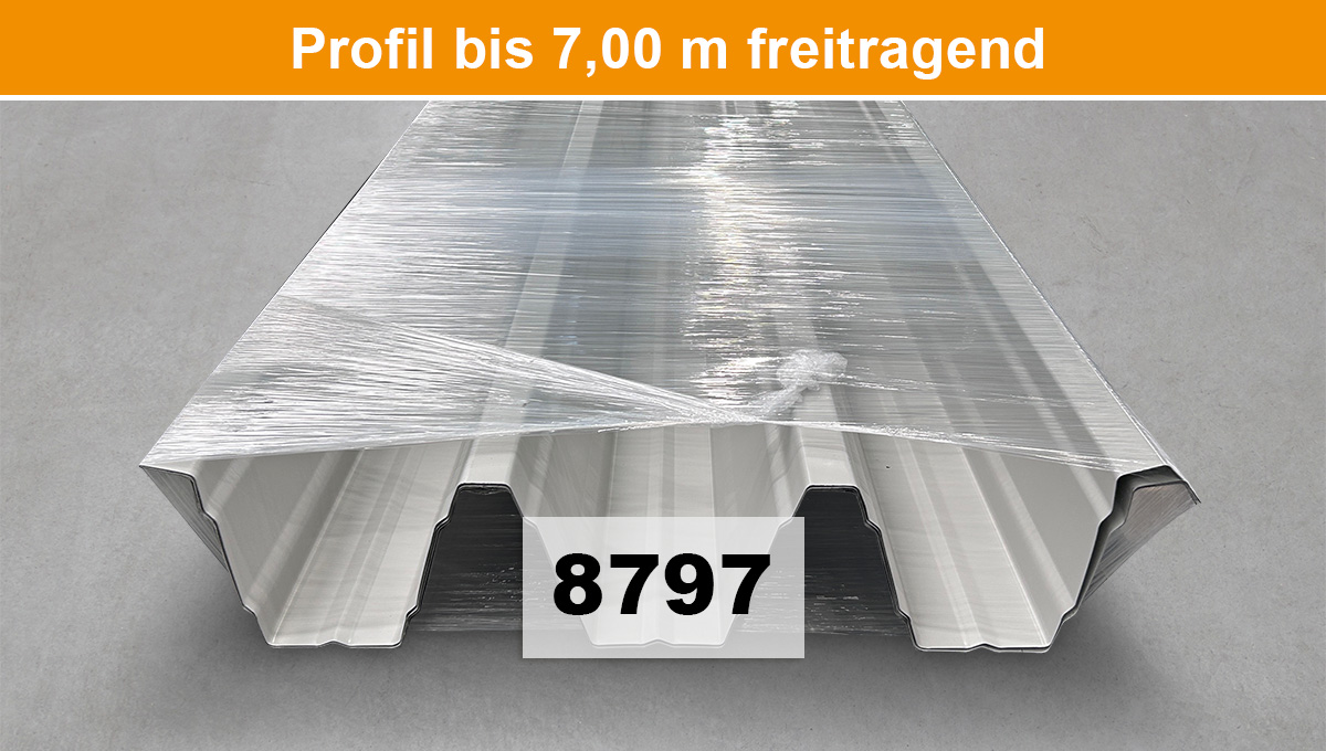 Stahlblech, Metallprofil, U-Form Profil, Blechpaket, Verbundprofil