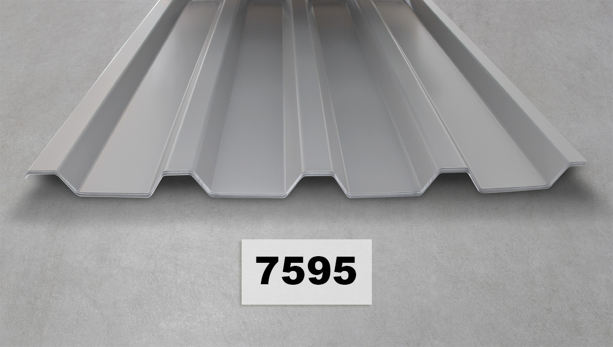 Gebäude, Haus, Wohnen, Dach, Aluminium, Dachblech, Metallblech, Dachplatten, Grau, Riffelblech