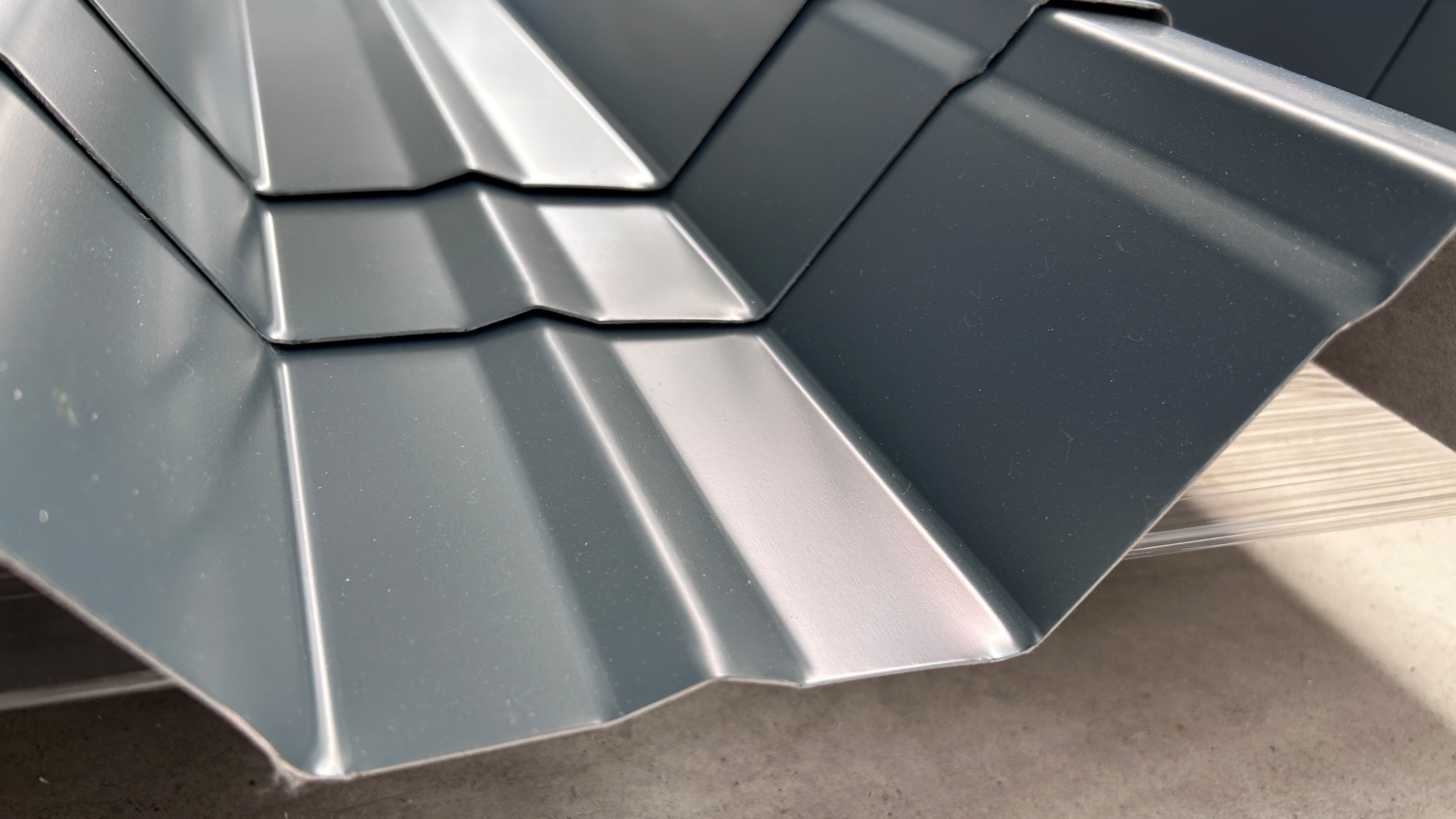 metall, Dachziegel, Verkleidung, Grau, Platten