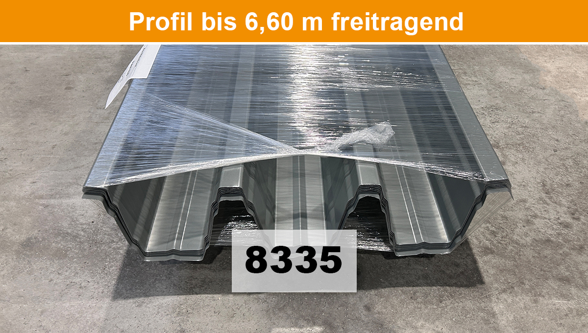 Stahlblech, Dachblech, Profilblech, Metallblech, Schwarzstahl
