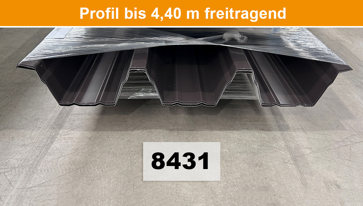 Stahlblech, Dachblech, Profilblech, Metallblech, Wolfeindeutiges Profilblech