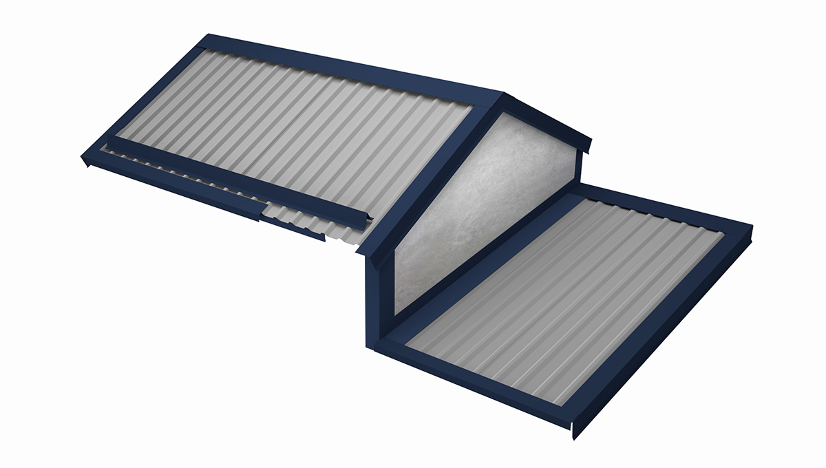 Kantteile Dach und Wand