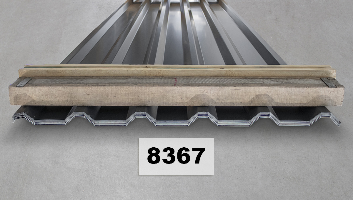 Stahlblech, Dachblech, Wellblech, Metallplatten, Bauplatte