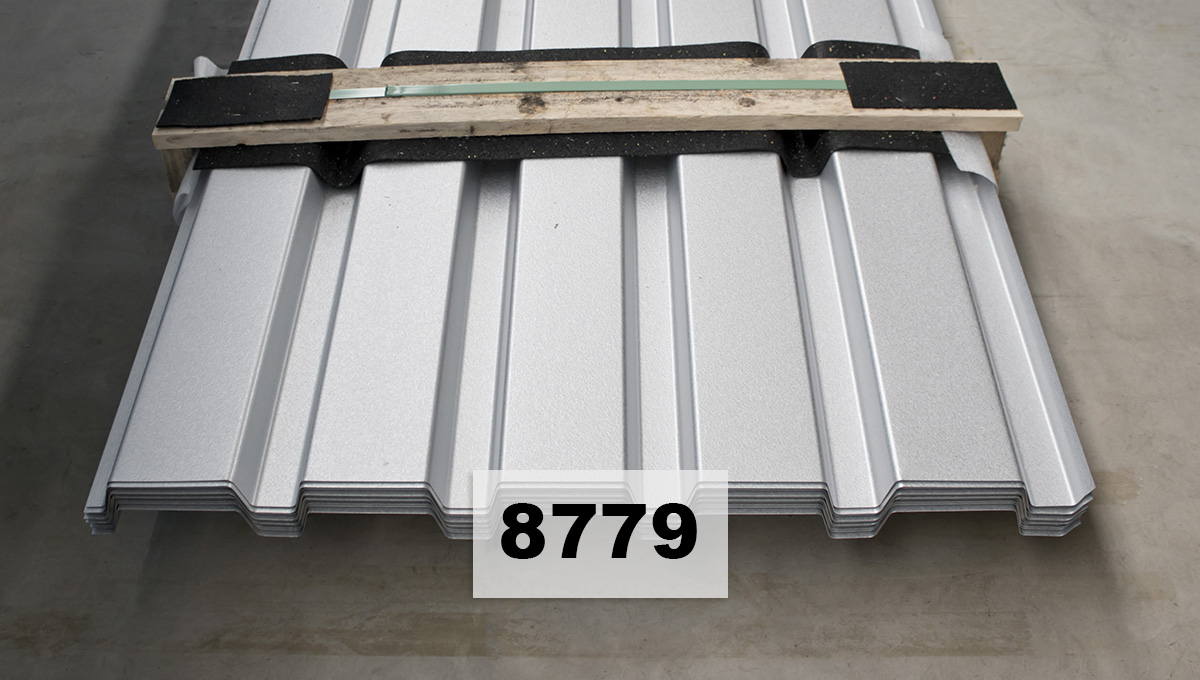 Dachblech, Metallblech, Stahlblech, Verpackungsschutzband, Lieferung-7729