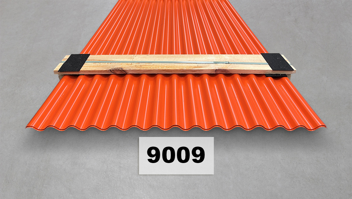 Dachbahn, Dachziegel, Orangerot, Wellblech, Metallplatten, Dachplane, Wellpente, Orange, Riffelblech, Metallplatte?, Dachblech, Wellblech, Rautenblech, Carportblech, Blechdach