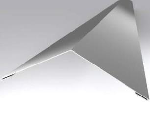 Das Bild zeigt ein Firstblech