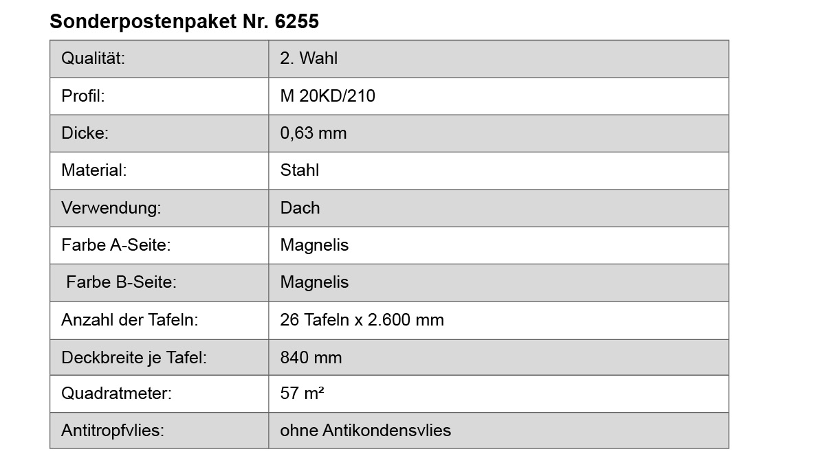 Stahl, Dach, Tafel, Magnelis, Antitropfvlies
