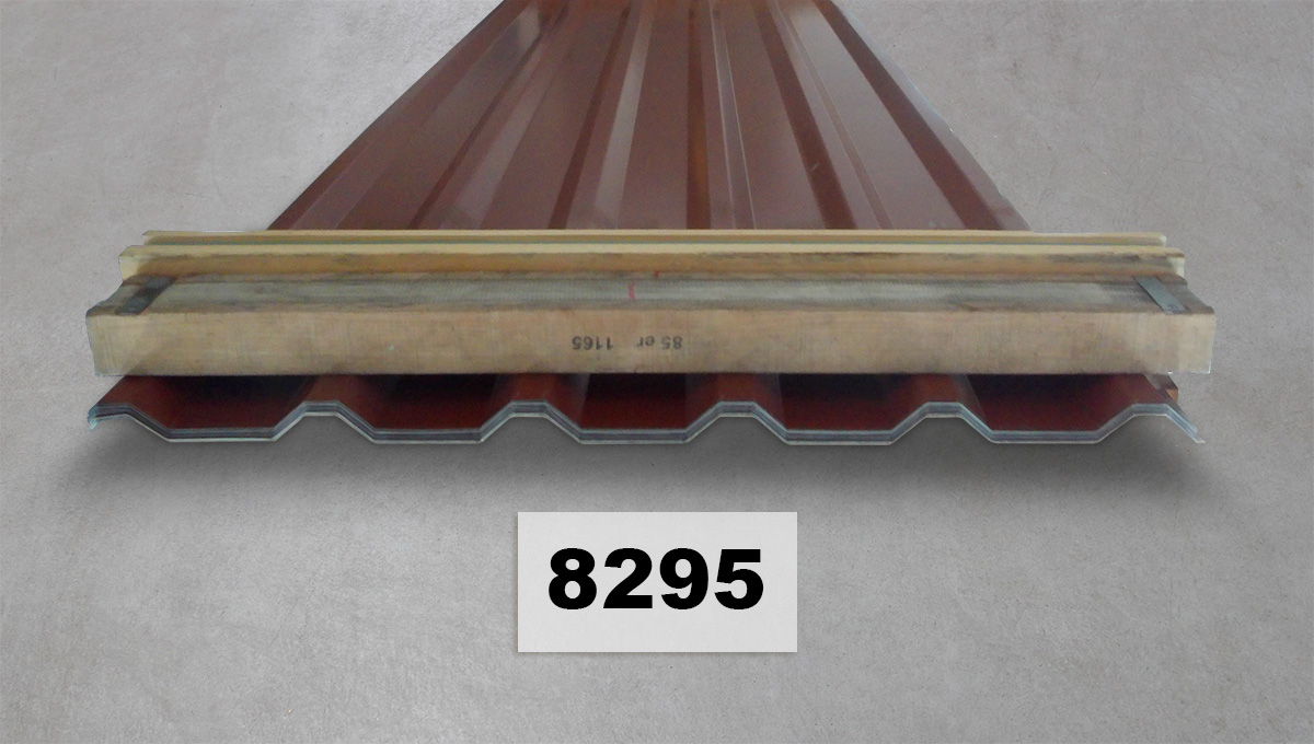 Dachrinnenstahl, Dachprofil, Wellprofil, Metalldach, Blechbahnen