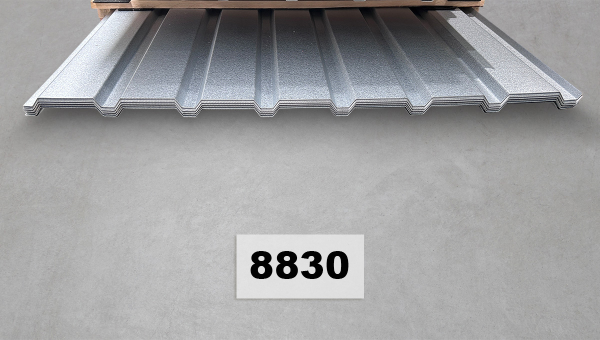 staggered metal sheet, metal roofing, steel sheet, corrugated panel, grey color