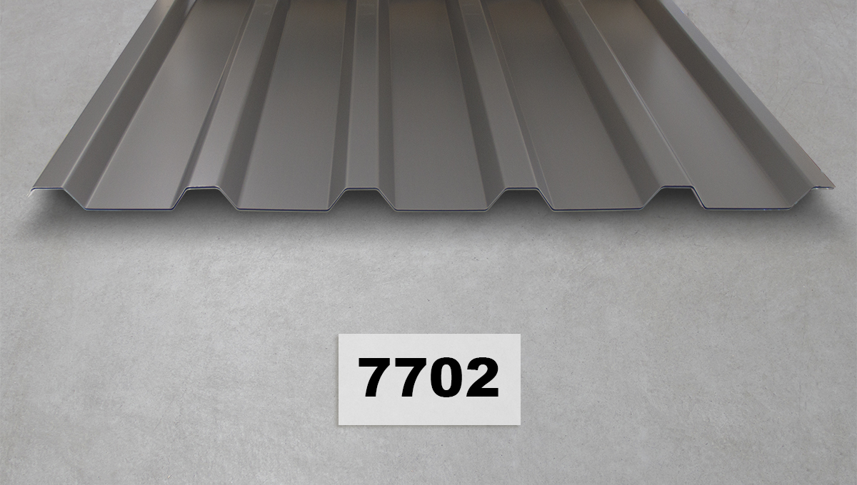 Metallblech, Profilblech, Dachverkleidung, Stahlblech, Graue Farbe