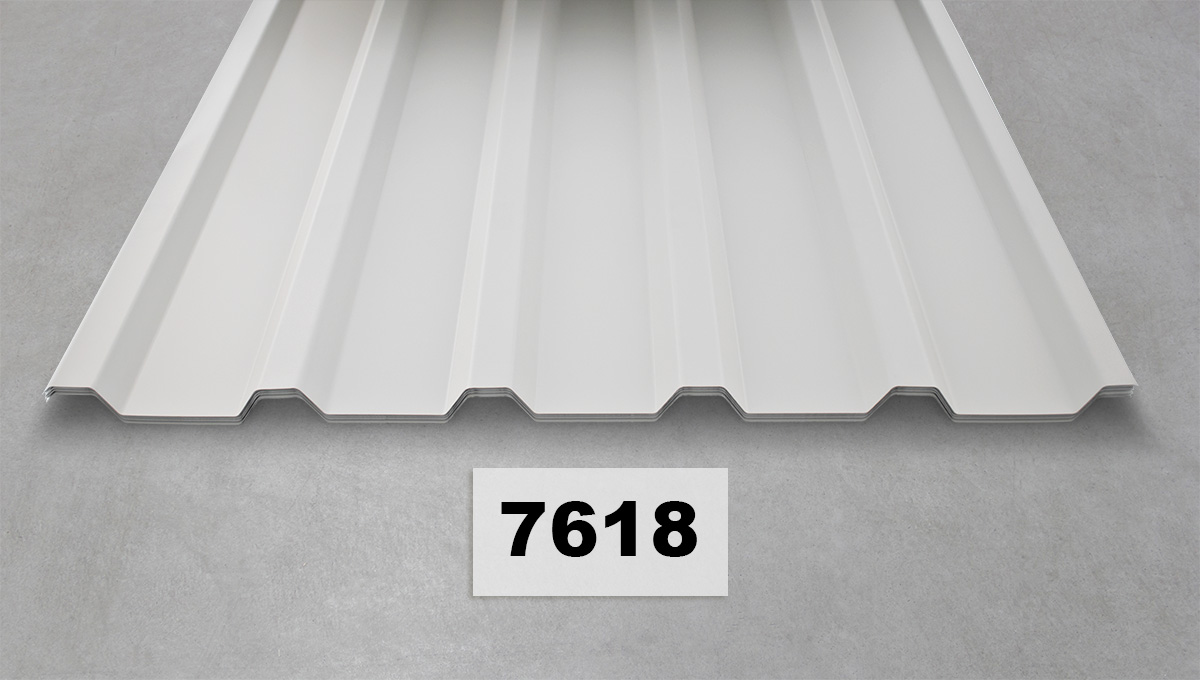 Metallbahn, Wandverkleidung, Trapezblech, Profilblech, Stahlblech