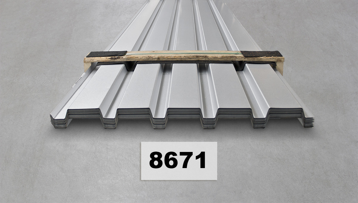Stahlblech, Metallblech, Dachblech, Stahlprofil, Perforiertes Blech