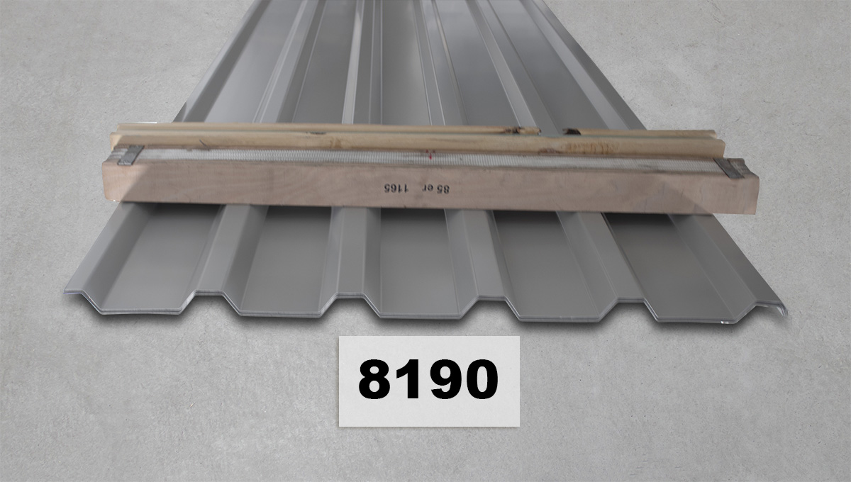 Stahlblechdach, Dachverkleidung, Blecheindeckung, Profilblech, Metallprofil