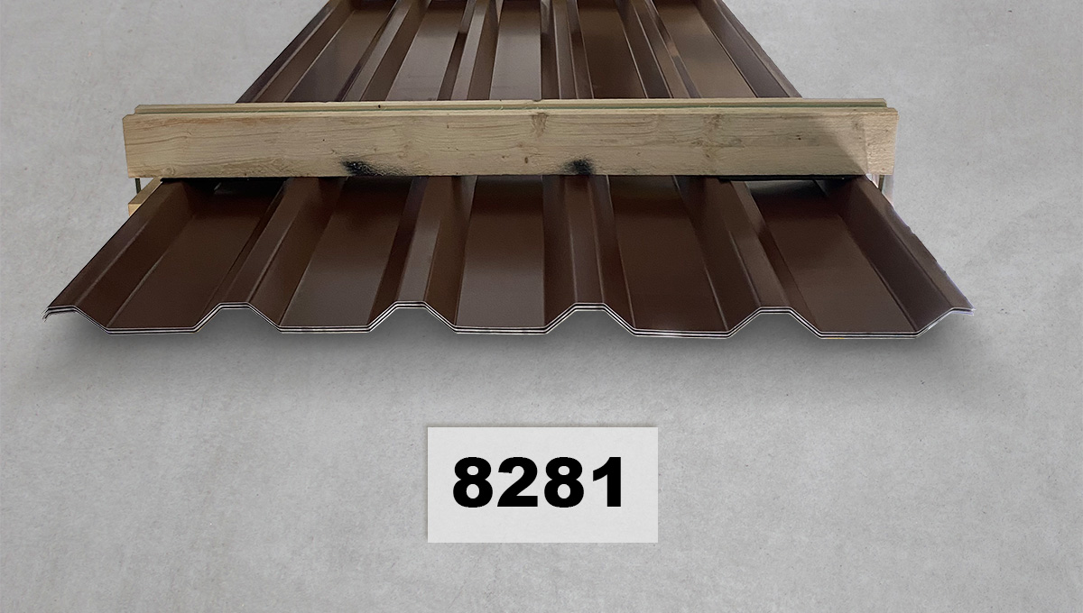 Dachblech, Blechdach, Stahlblech, Zinkbeschichtet, Dachmaterial
