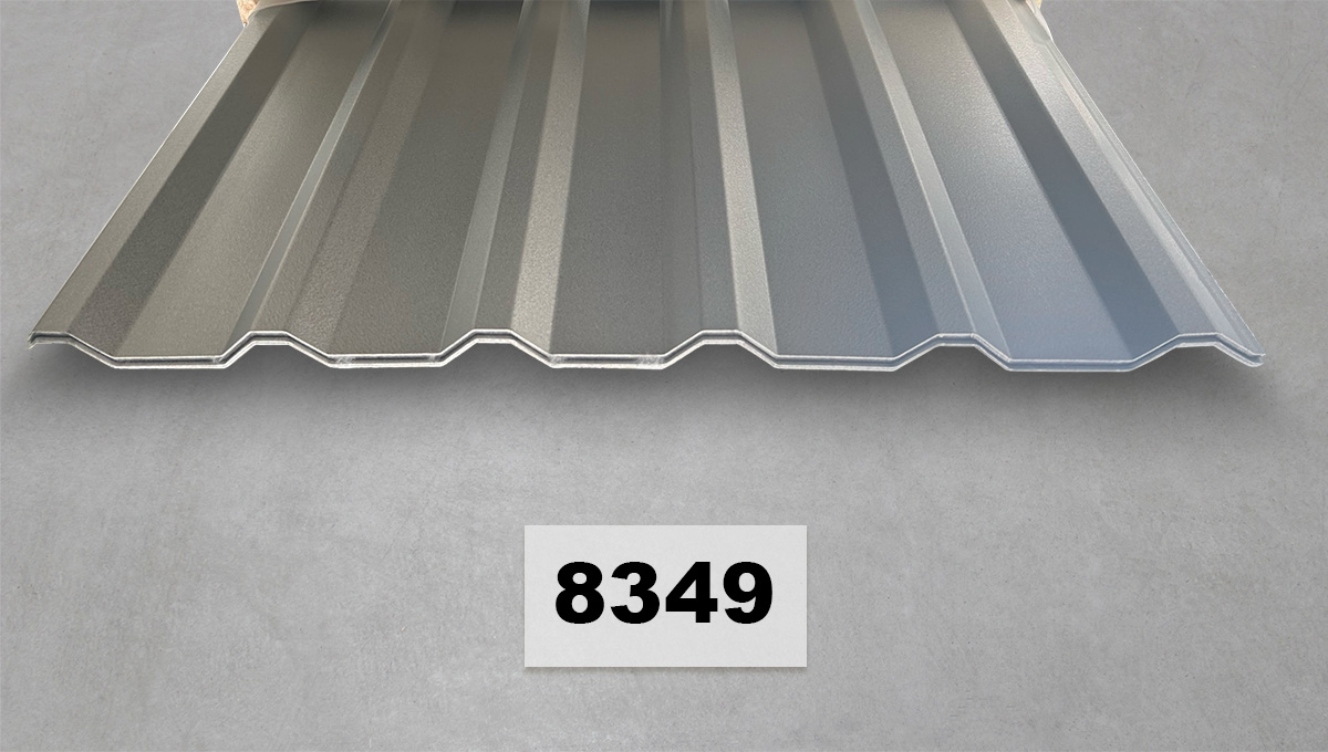 Dacheindeckung, Stahlblech, Wellblech, Metallblech, industriell