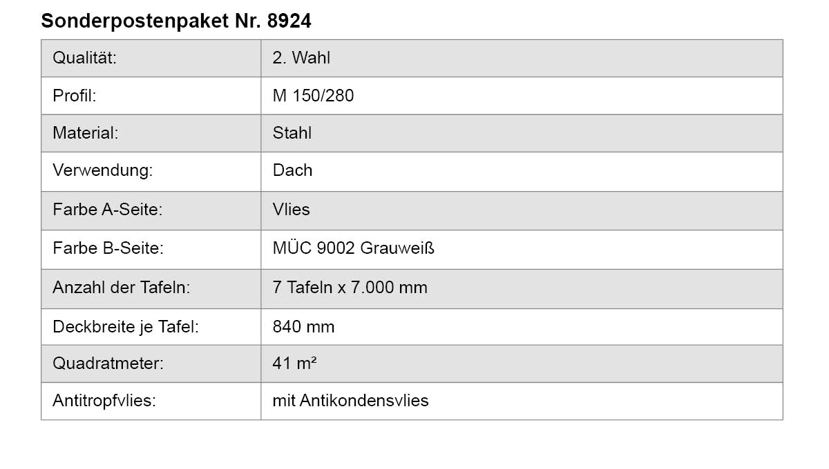 Stahl, Dach, Vlies, Grauweiß, Antikondensvlies