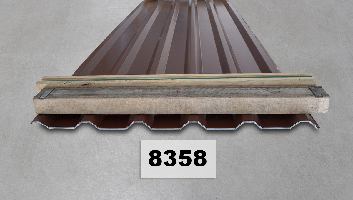 Dachblech, Stahlblech, Wellblech, Metallplatte, Baumaterial