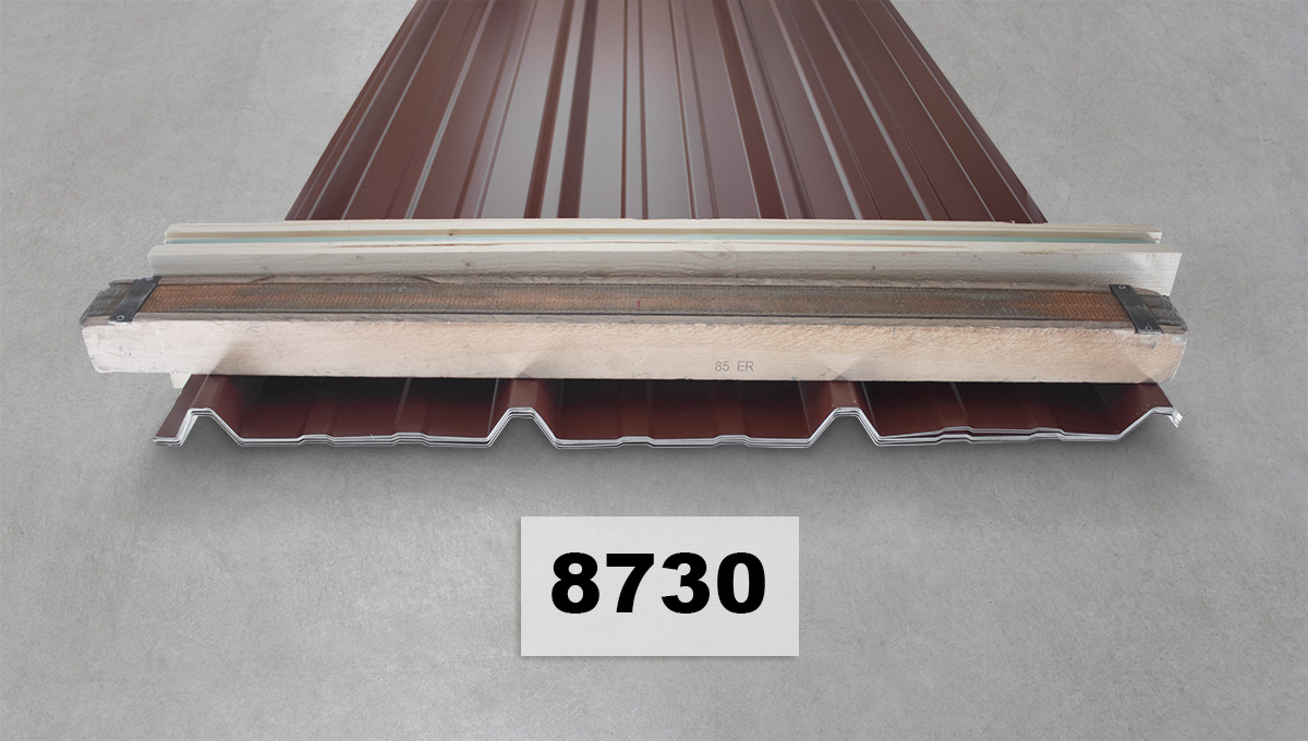 Dachblech, Stahlblech, Welle, Dachmaterial, Baublech