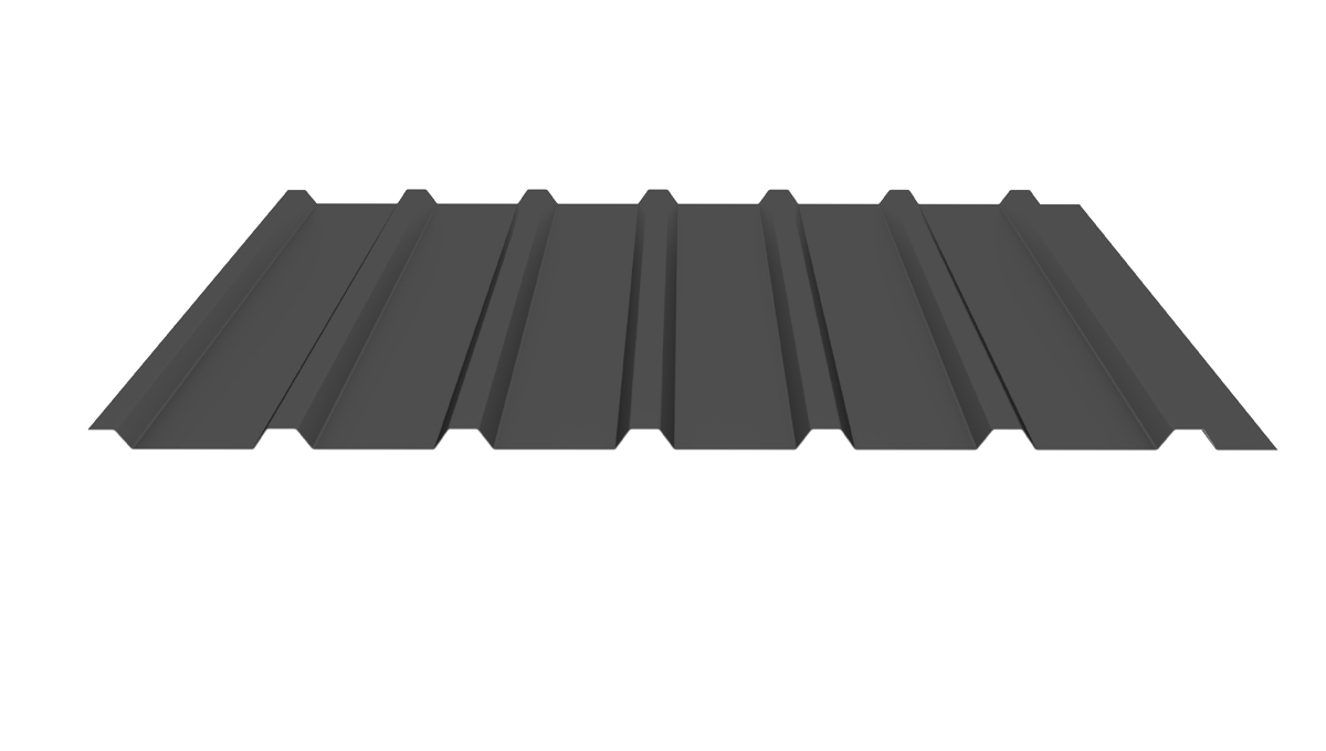 Dachblech, Stahlblech, Metalldach, Profilblech, Rippenblech