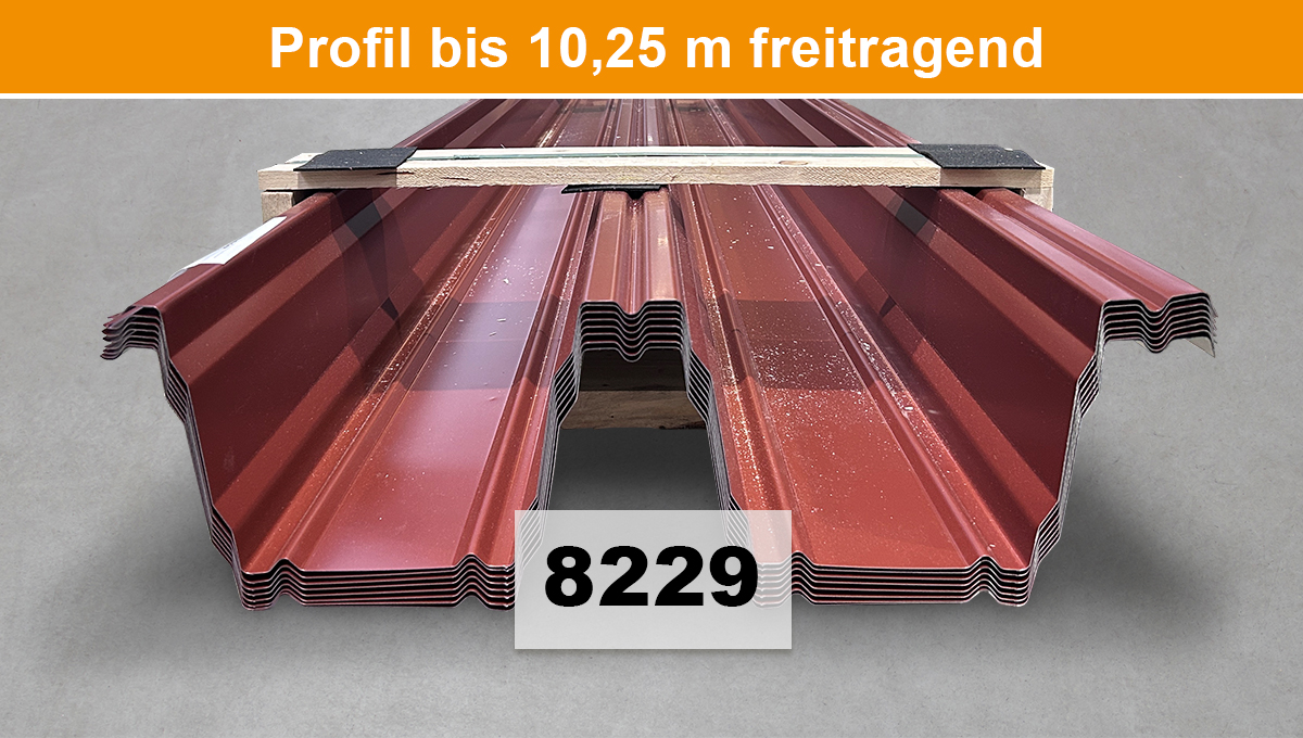 Dachprofil, Profilblech, Stahlblech, Trapezblech, Röhrenform?