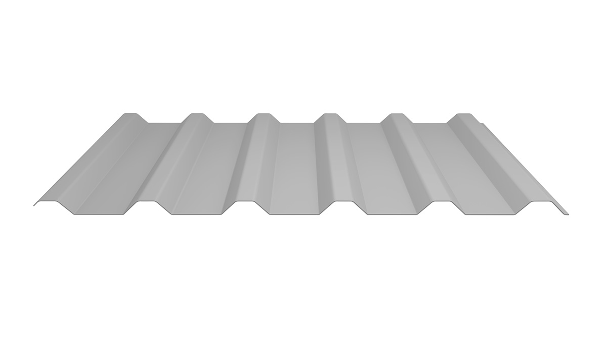 Dachblech, Metalldach, Welle, Trapezblech, Dachdeckung