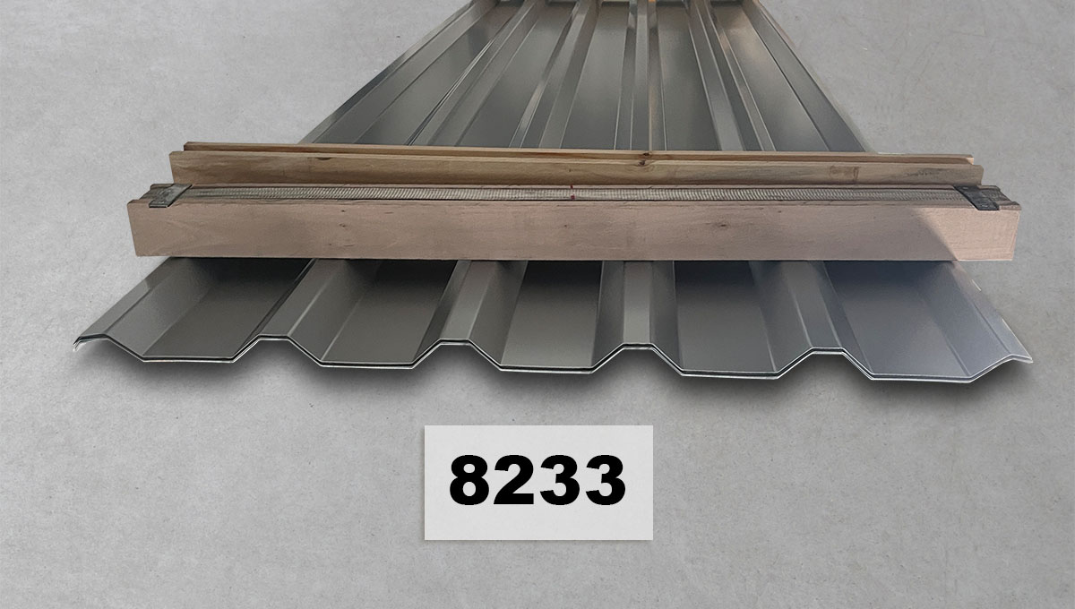 Stahlblechprofil, Wellblech, Dämmmaterial, Metallblech, Holz-Regenauflage