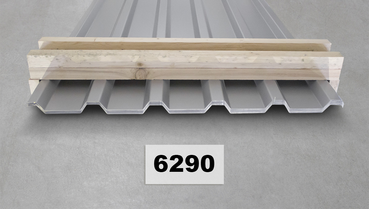 Dachblech, Stahlblech, Lackierte Bleche, Wellblech, Bauholz