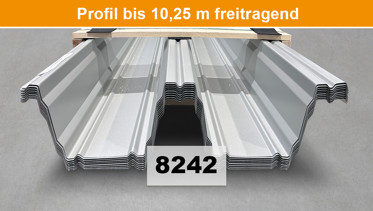 Stahlblech, Metallblech, Dachblech, Wellblech, Verbundstück