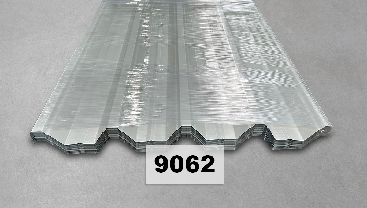 Wellplatten, Kunststoff, transparent, Wellprofil, Dachplatten