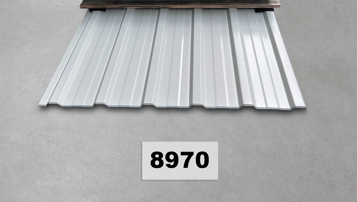 Metallblech, Wellblechplatte, Silber, Dachmaterial, Industrielle Platte