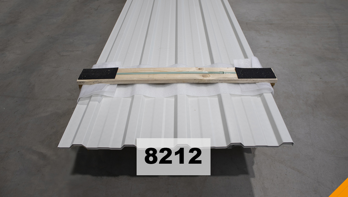 Stahlblechplatte, Dachblech, Wellblech, Baumaterial, Verpackung