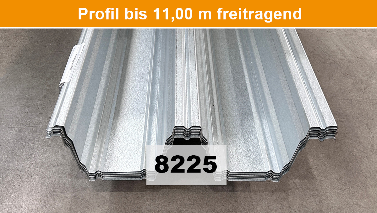 Stahlprofil, Dachblech, Wellblech, Metallprofil, Baudachprofil