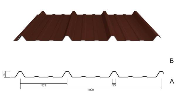 M 40KD/333 Dachblech