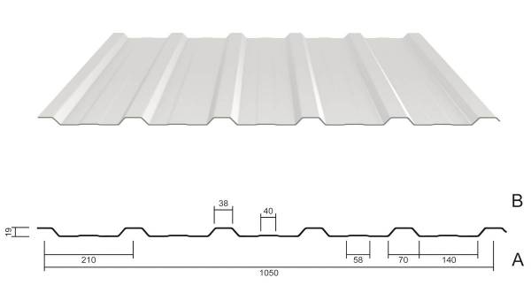 M 20/210 Dachblech