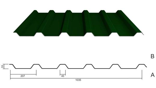 M 35/207 Dachblech