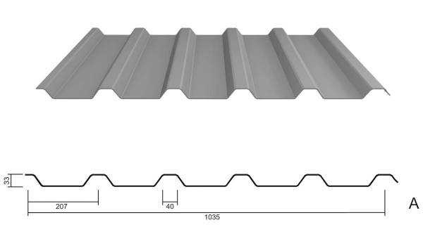 M 35/207 Dachblech