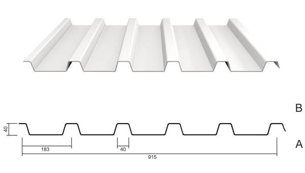 M 40/183 Dachblech