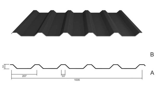 M 35.1/207 Dachblech