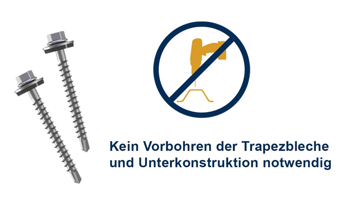 SFS stellt Bohrschraube CX-6.0 für Befestigung von Solarmontagesystemen